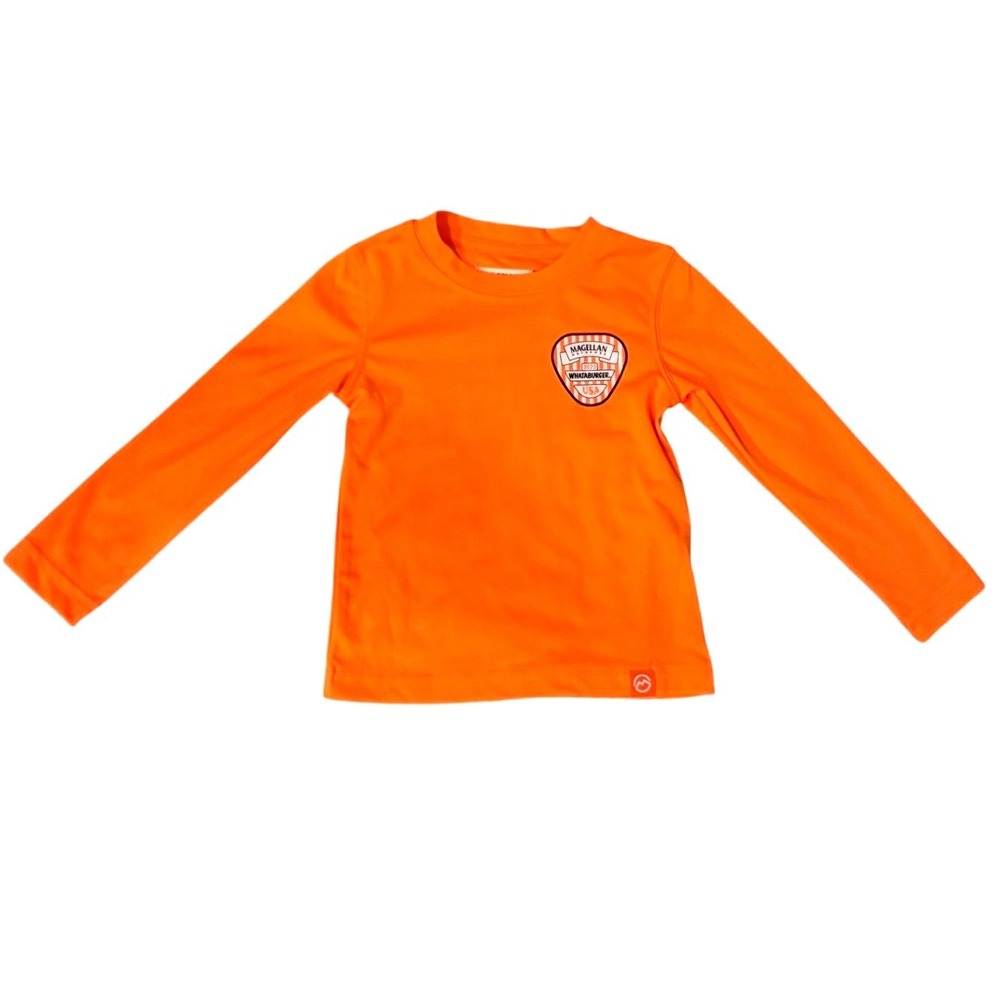 Magellan Outdoors Whataburger Kids 2T Orange Long Sleeve Fishing Shirt 2023